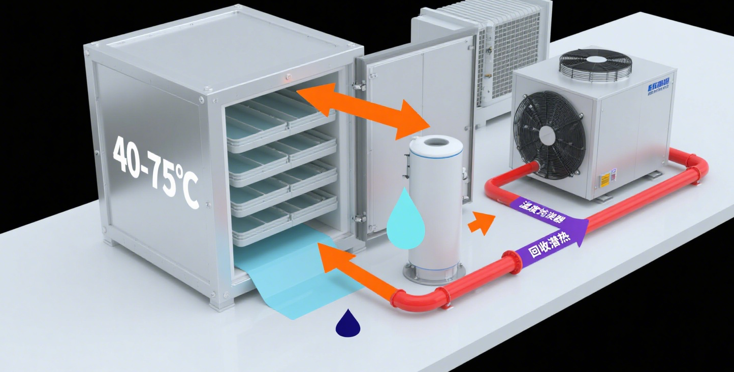 熱泵低溫干化原理